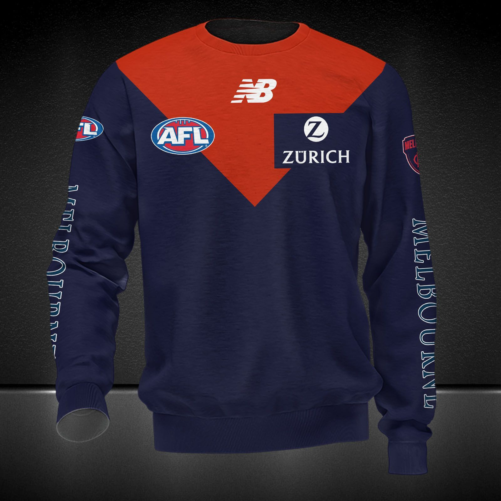 Melbourne Football Club Printing T-Shirt, Polo, Hoodie, Zip, Bomber 9137