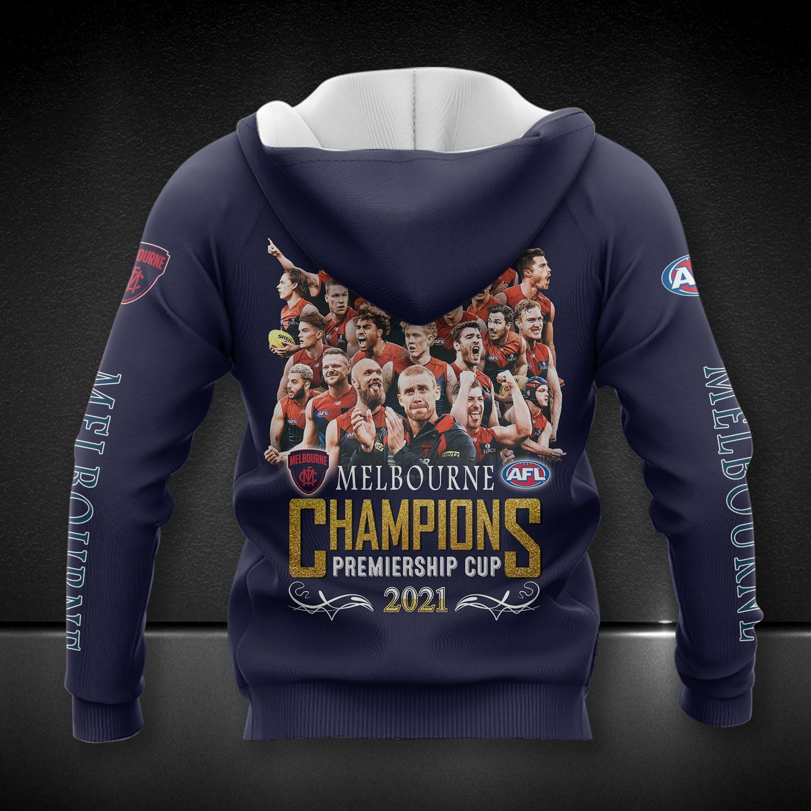 Melbourne Football Club Printing T-Shirt, Polo, Hoodie, Zip, Bomber 9137