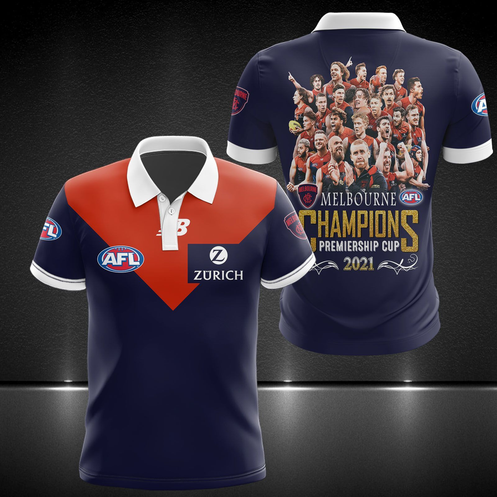 Melbourne Football Club Printing T-Shirt, Polo, Hoodie, Zip, Bomber 9137