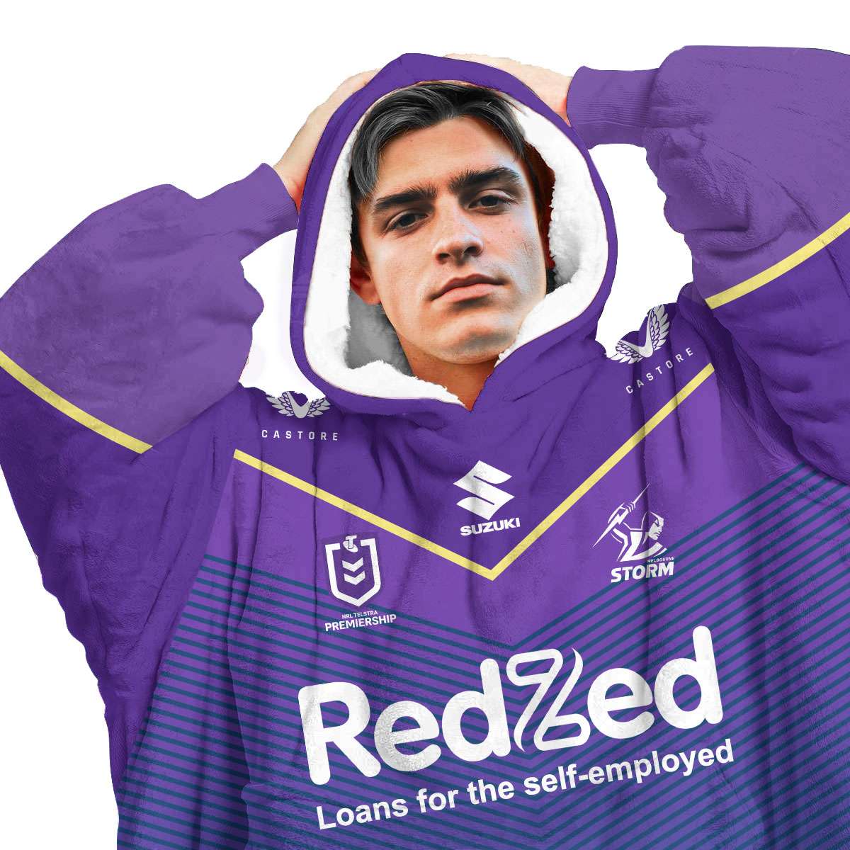 Melbourne Storm- Premium Blanket Hoodie