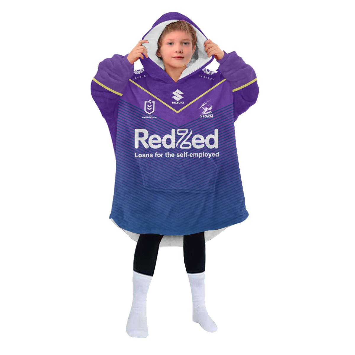 Melbourne Storm- Premium Blanket Hoodie