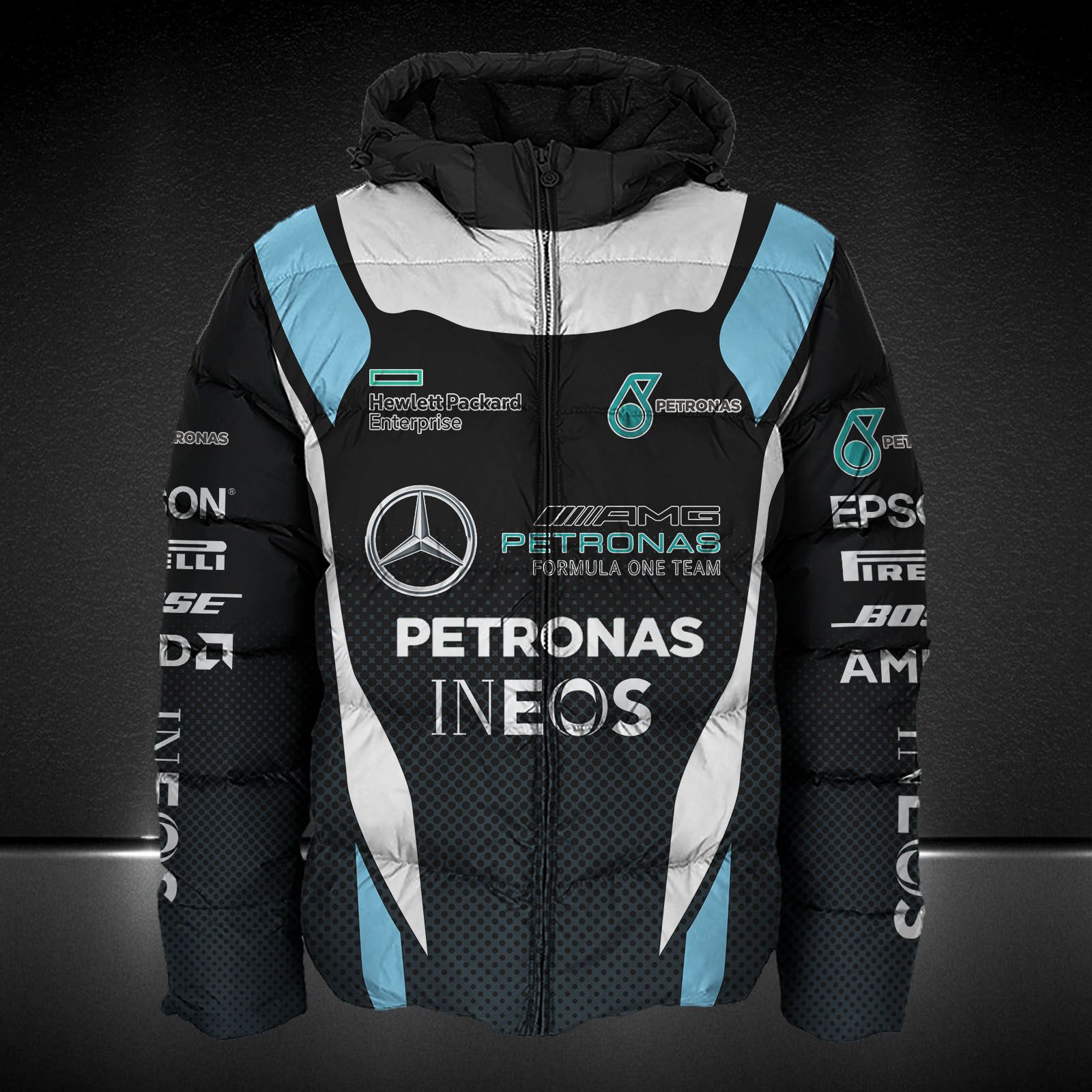 Mercedes-AMG PETRONAS F1 Team Printing T-Shirt, Polo, Hoodie, Zip, Bomber 9121