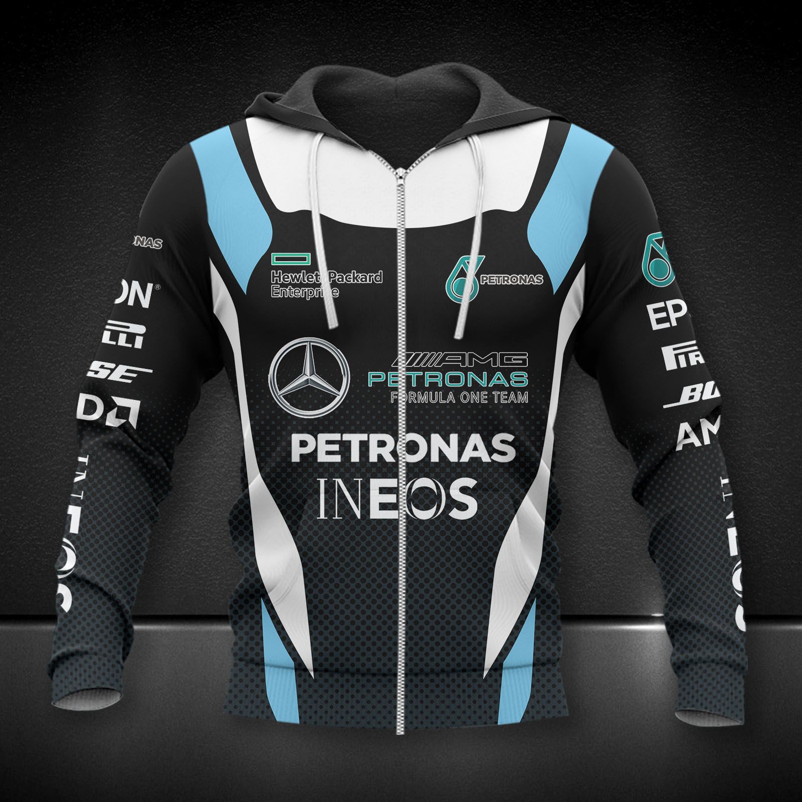 Mercedes-AMG PETRONAS F1 Team Printing T-Shirt, Polo, Hoodie, Zip, Bomber 9121