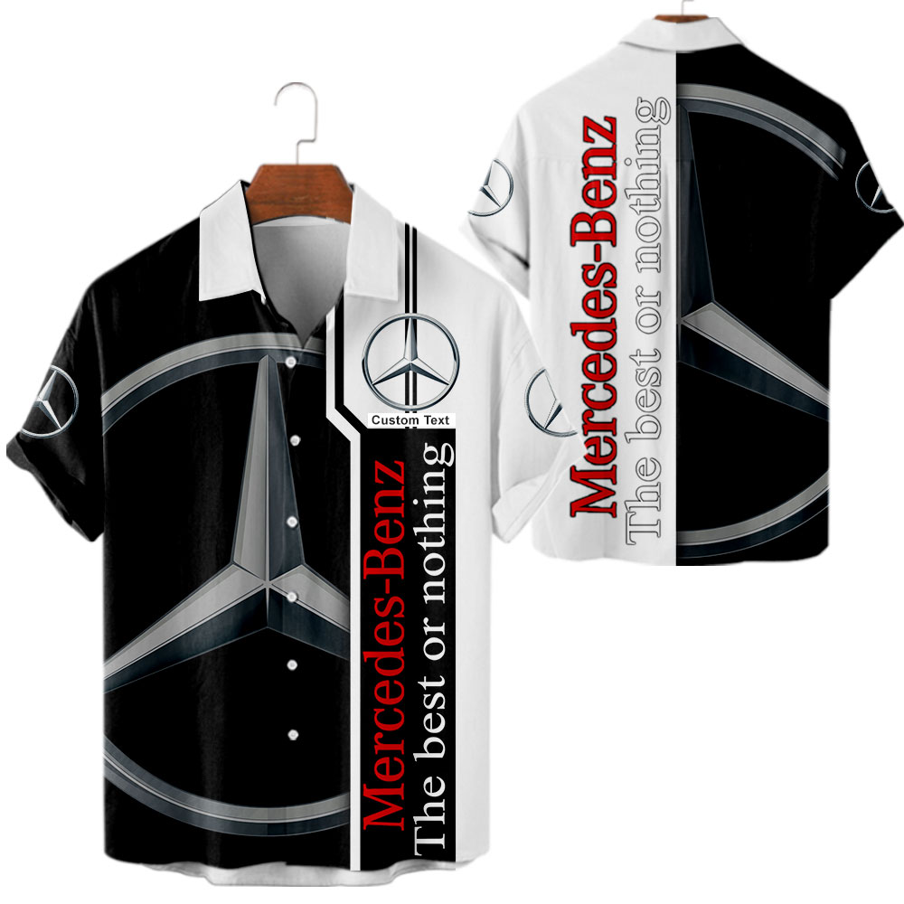 Mercedes Benz 3D Apparel Zip Hoodie,Pant,Polo, Button Hawaii Shirt Personalized