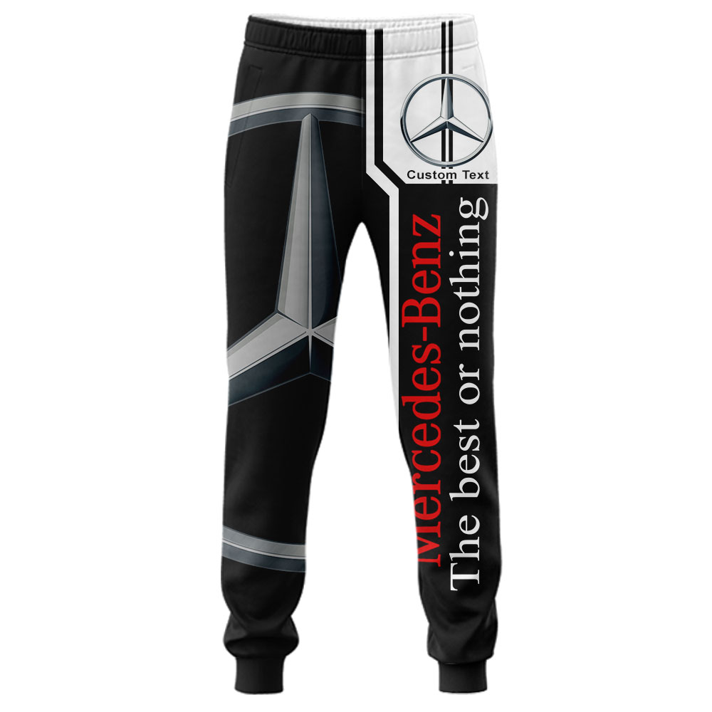 Mercedes Benz 3D Apparel Zip Hoodie,Pant,Polo, Button Hawaii Shirt Personalized