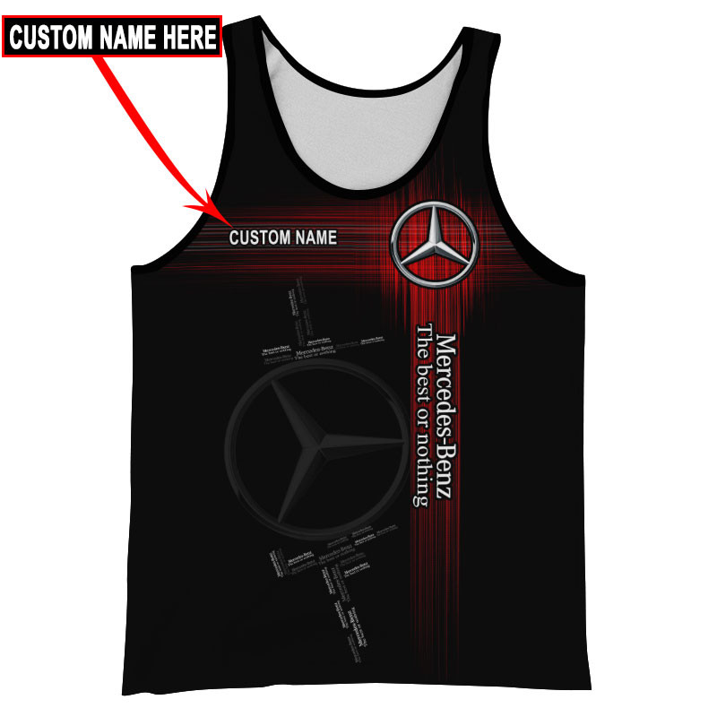 Mercedes Benz Tshirt, sweatshirt, Polo, Hawaiian, Hoodie 3D Apparel Full Printing Custom Name