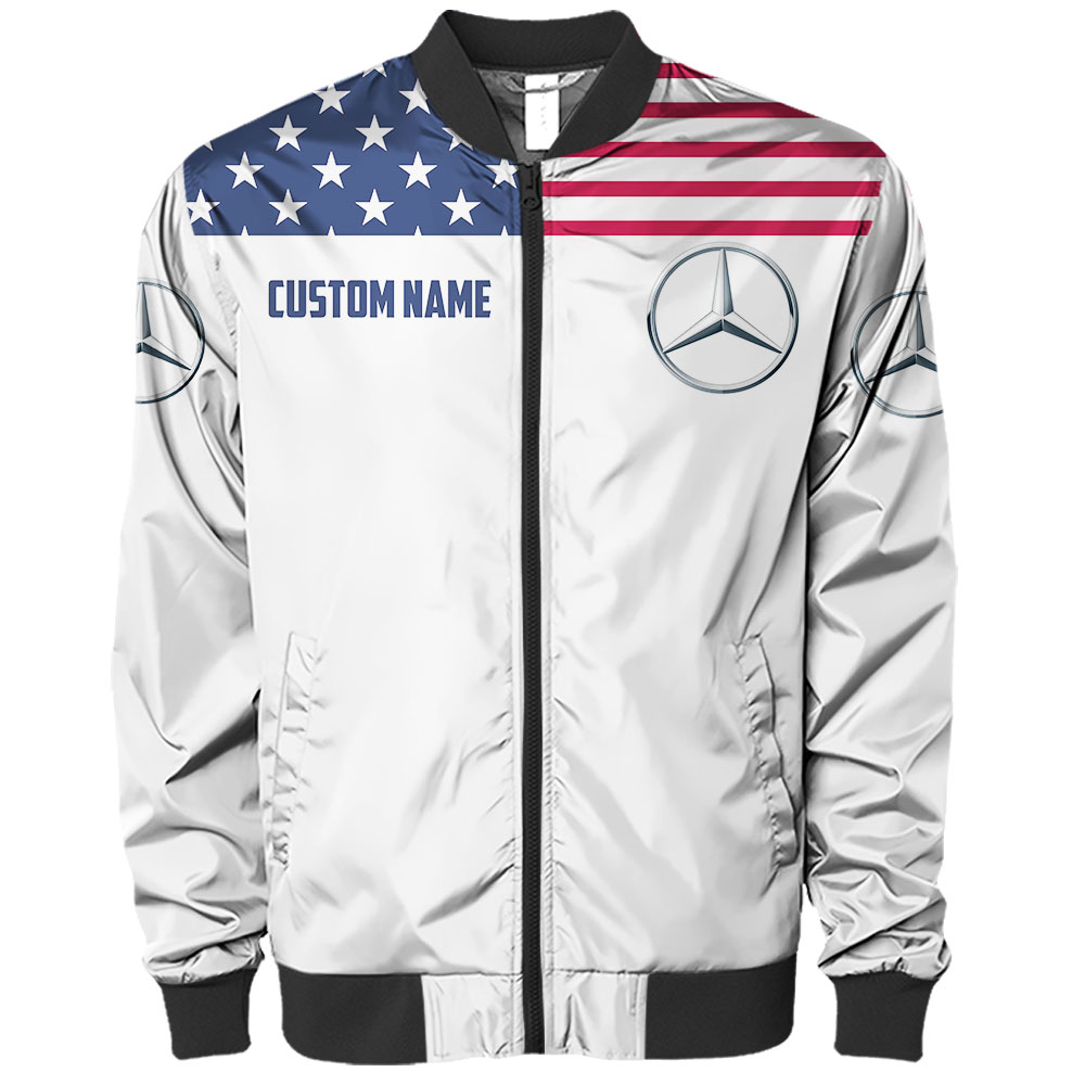 Mercedes Benz US Flag Full Printing T-Shirt, Hoodie, Zip, Polo, Hawaiian Shirt