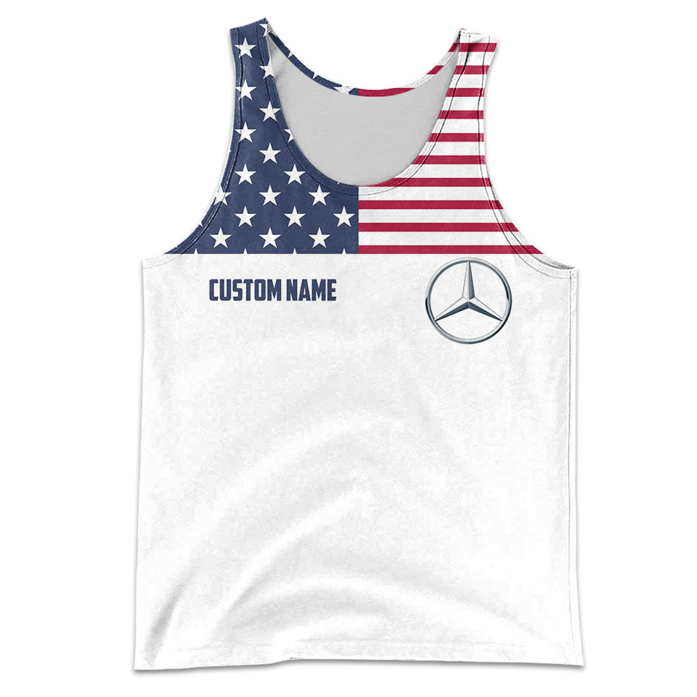 Mercedes Benz US Flag Full Printing T-Shirt, Hoodie, Zip, Polo, Hawaiian Shirt