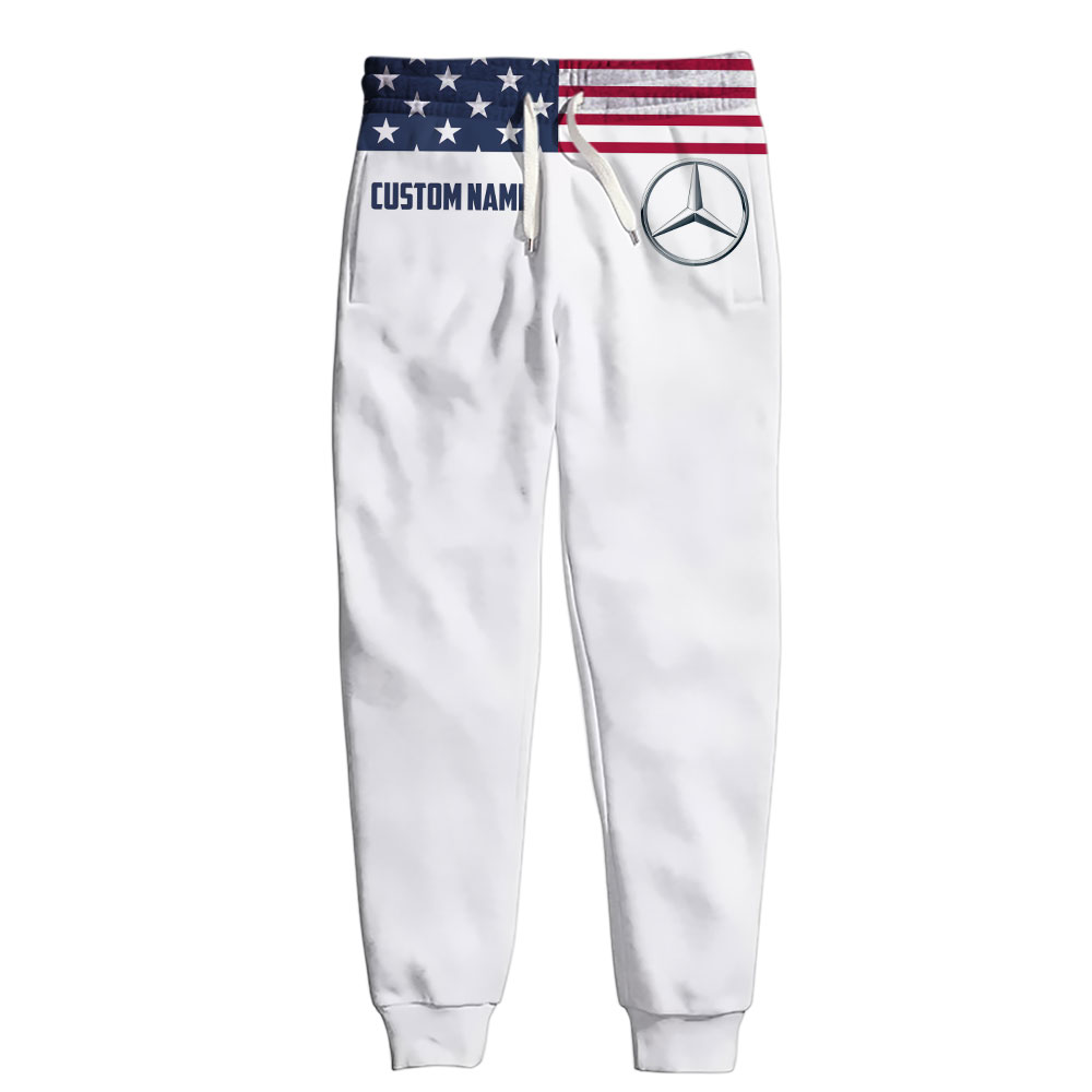 Mercedes Benz US Flag Full Printing T-Shirt, Hoodie, Zip, Polo, Hawaiian Shirt