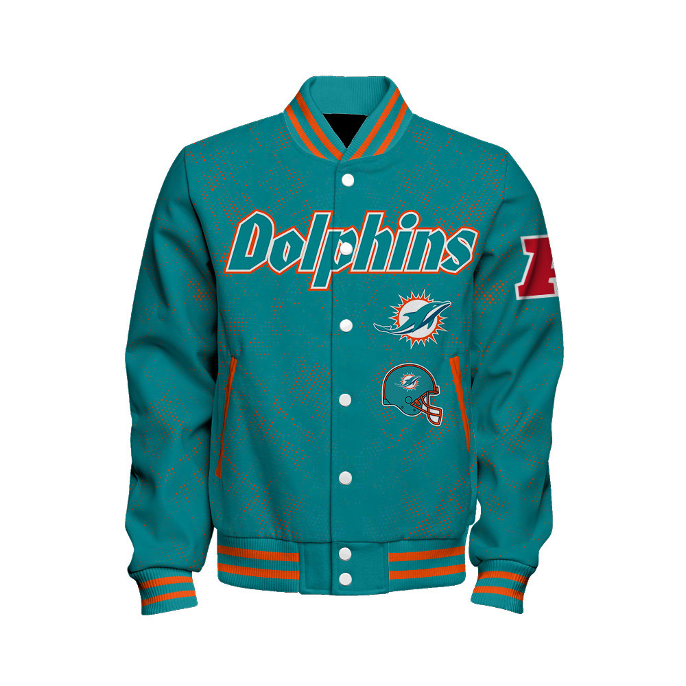 Miami Dolphins - Continue Writing The Dream Unisex Varsity Jacket
