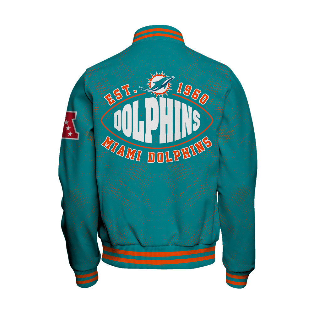 Miami Dolphins - Continue Writing The Dream Unisex Varsity Jacket