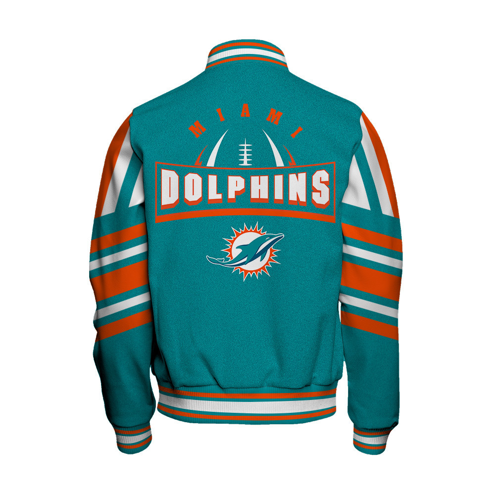Miami Dolphins - Immortal Faith Unisex Varsity Jacket