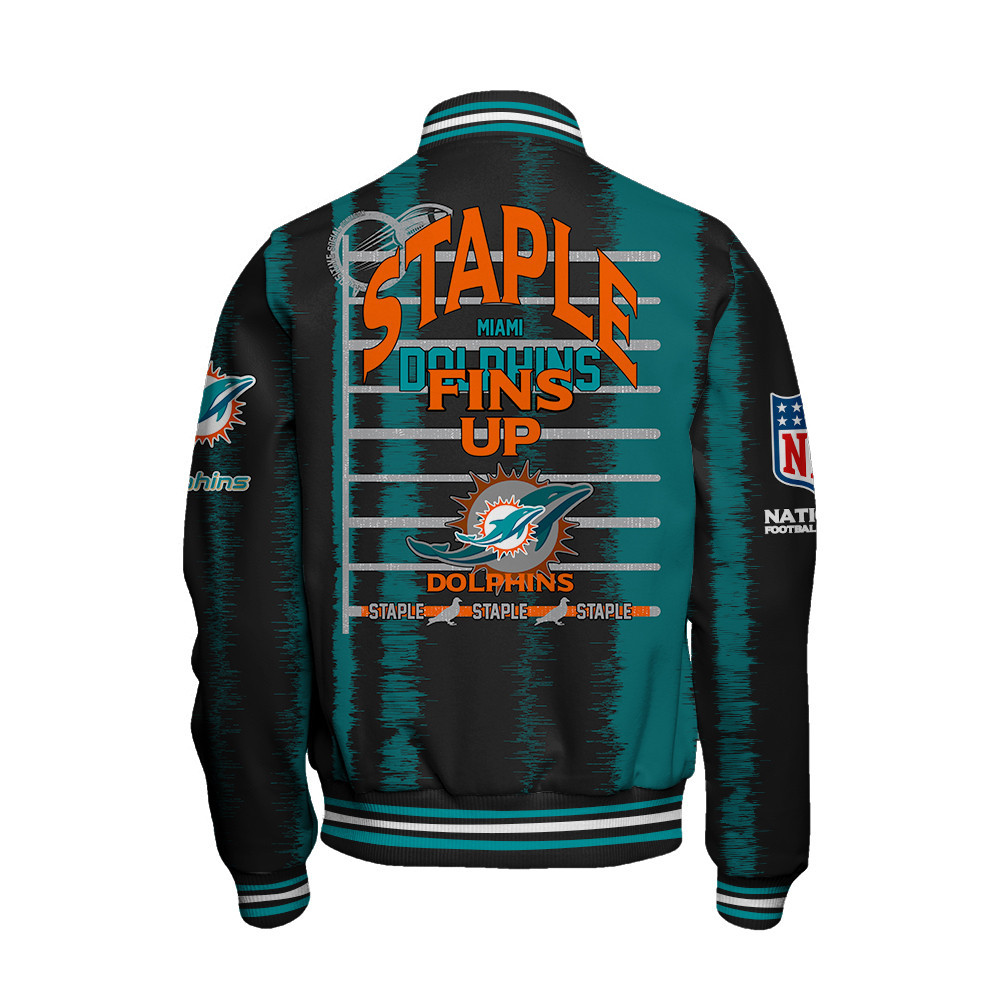 Miami Dolphins - Independent, Individual Unisex Varsity Jacket