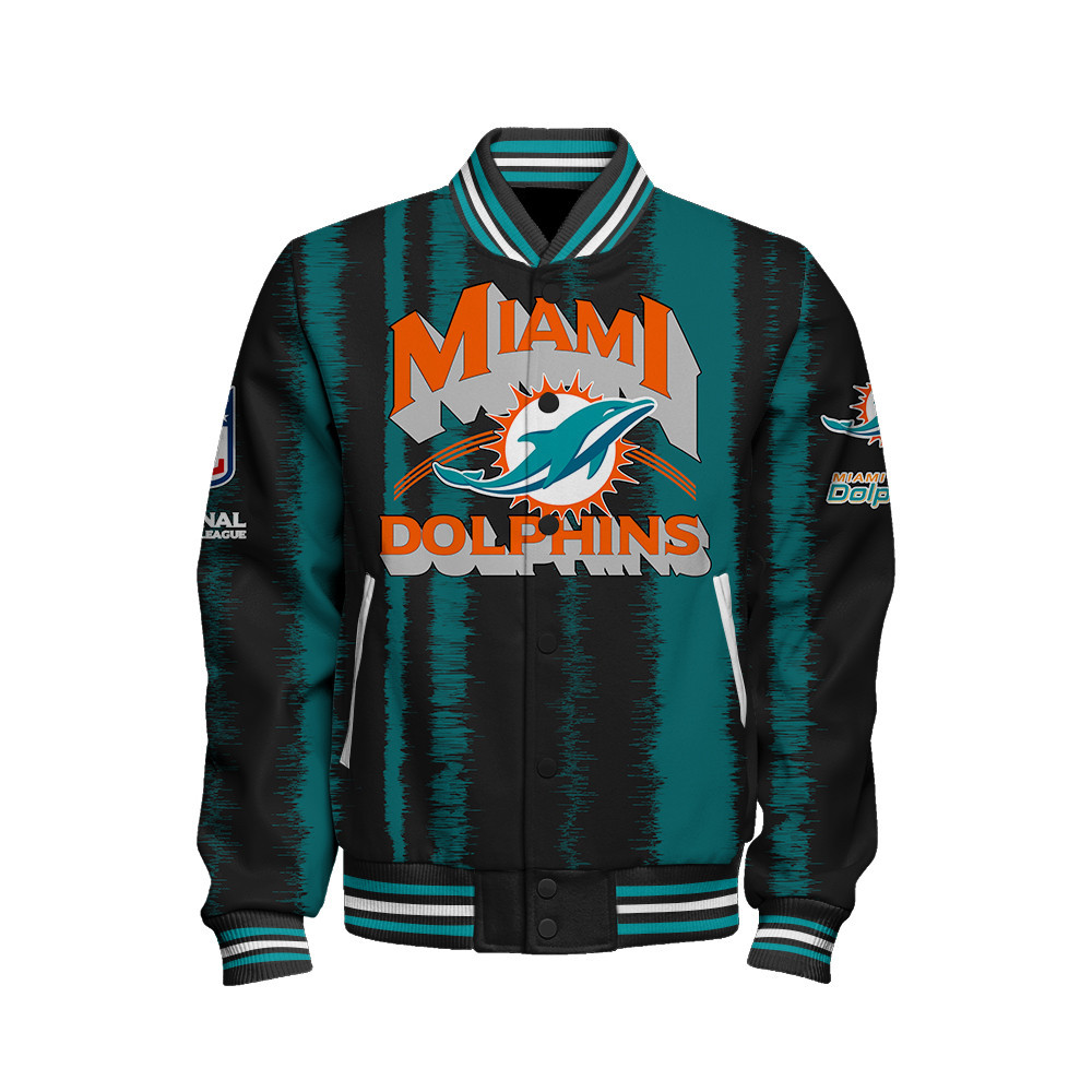 Miami Dolphins - Independent, Individual Unisex Varsity Jacket