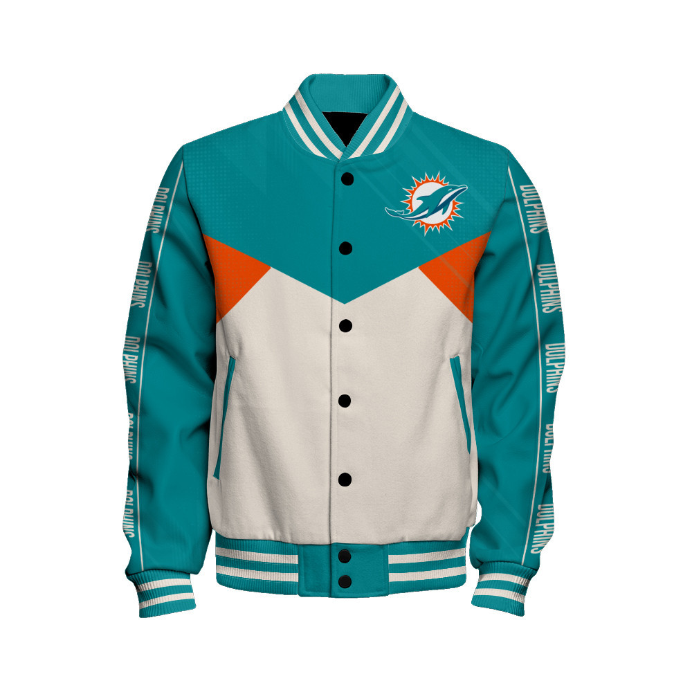 Miami Dolphins - Personality, Outstanding Unisex Varsity Jacket