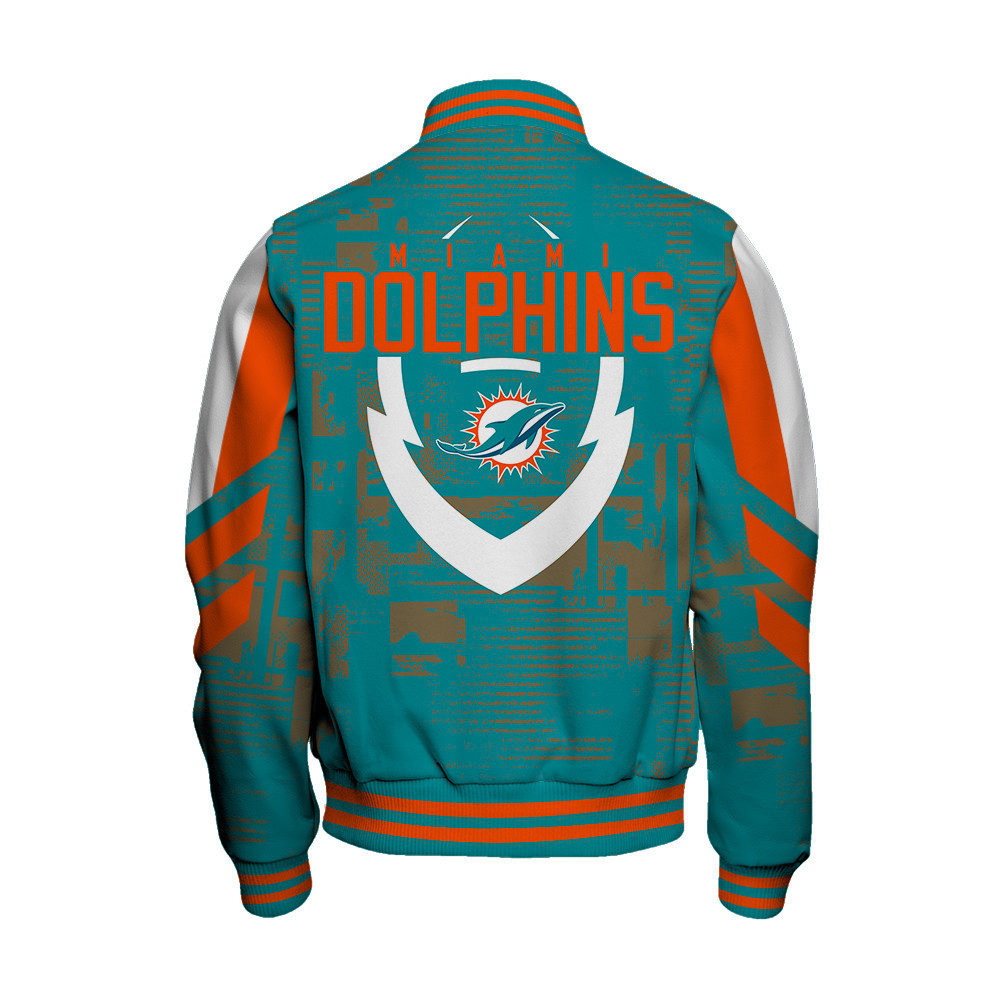 Miami Dolphins - Proud To Be Different Unisex Varsity Jacket