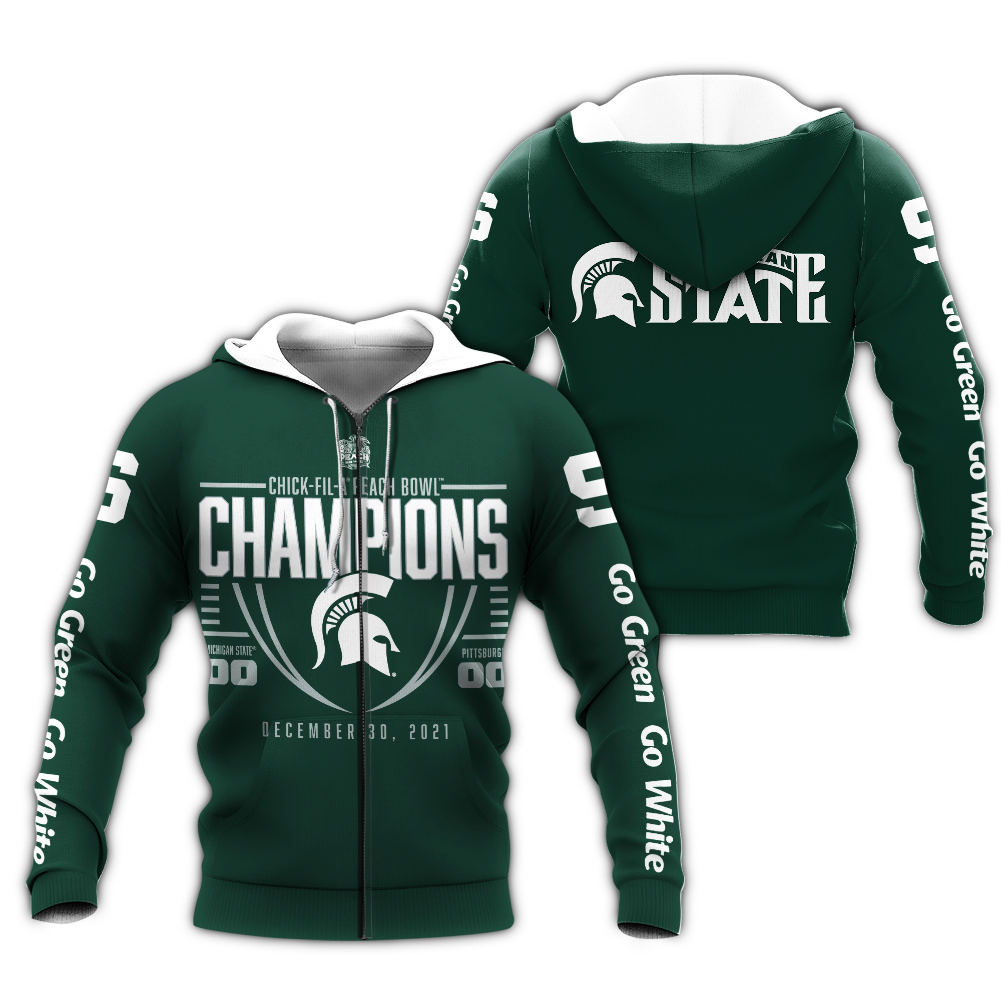 Michigan State 3D All Over Printed Shirt