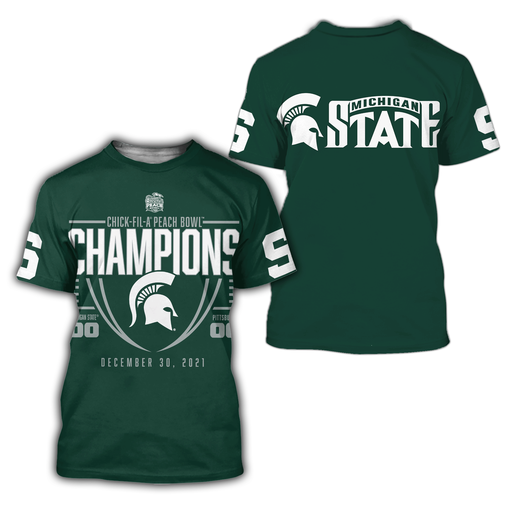 Michigan State 3D All Over Printed Shirt