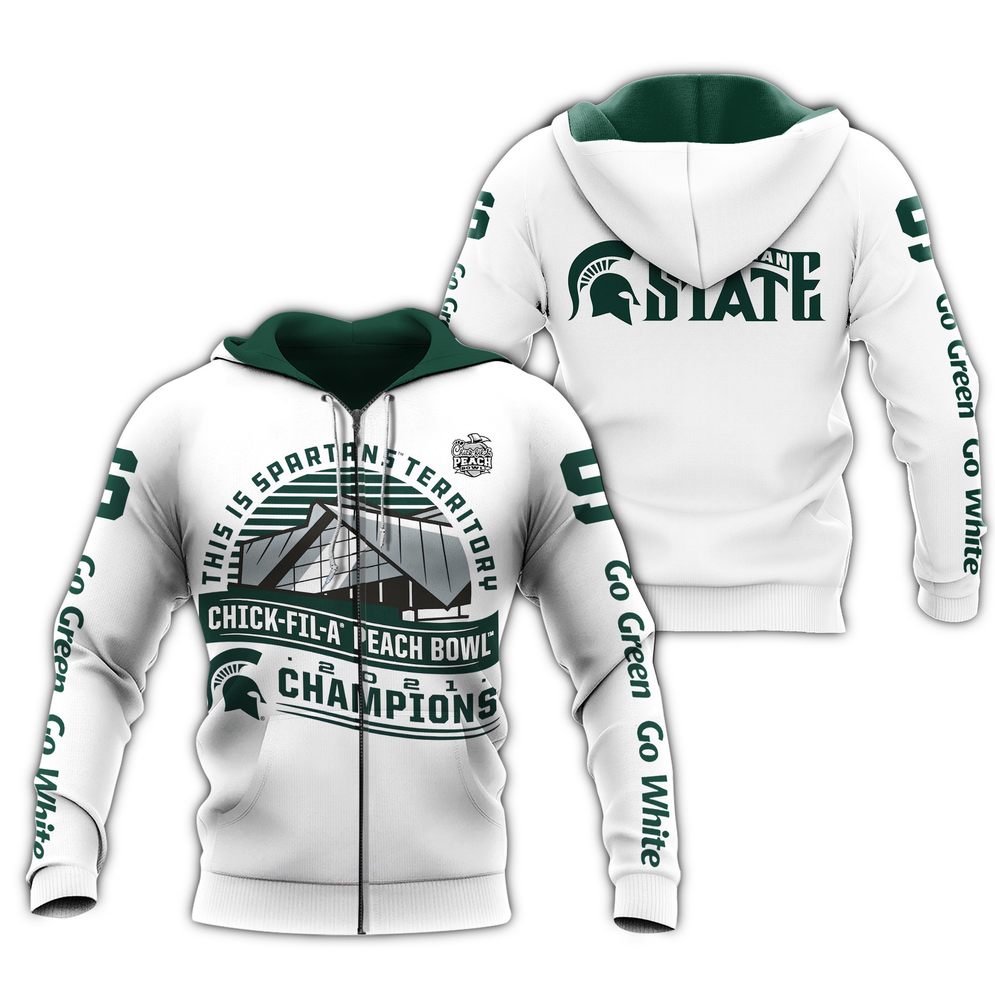 Michigan State 3D All Over Printed Shirt