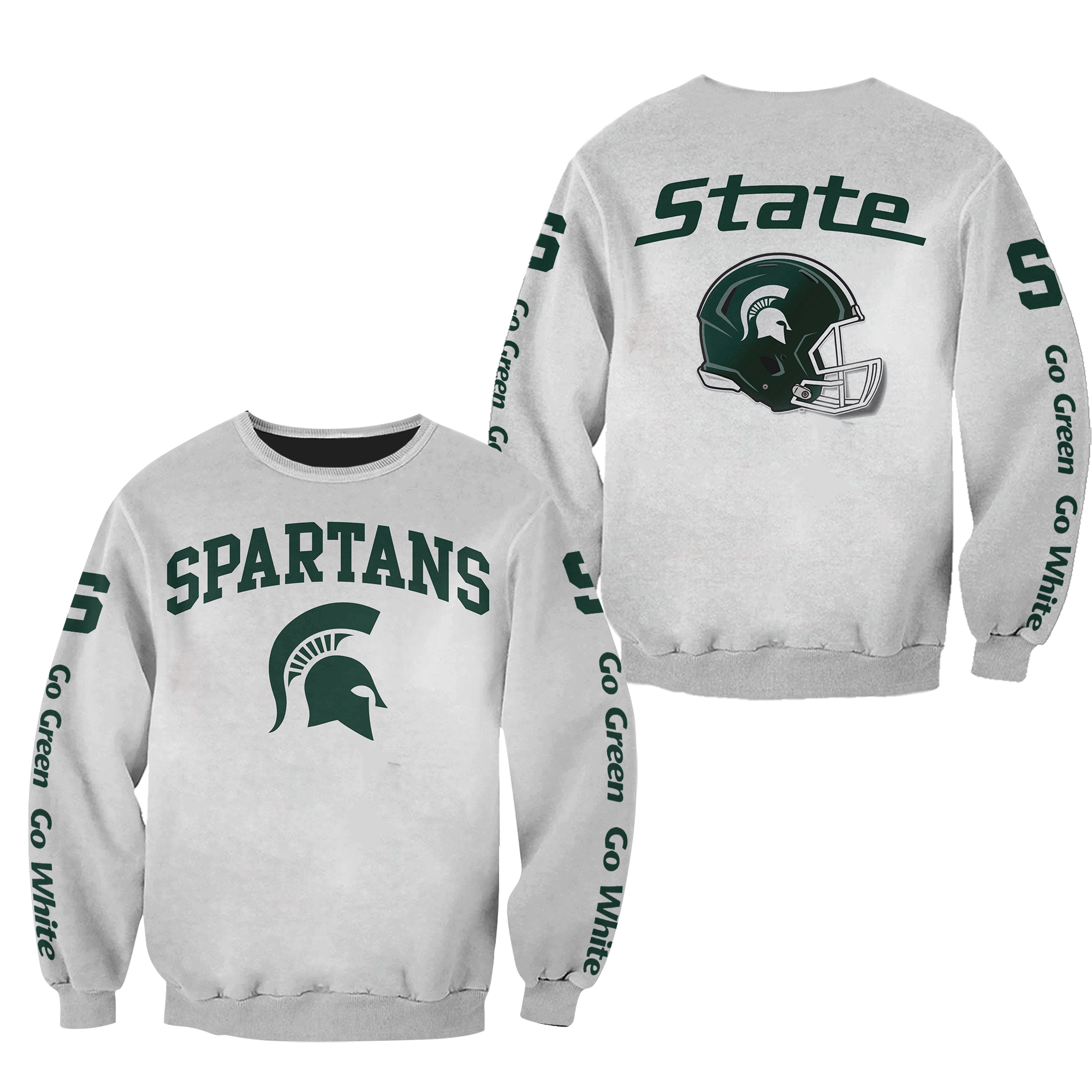 Michigan State 3D All Over Printed Shirts
