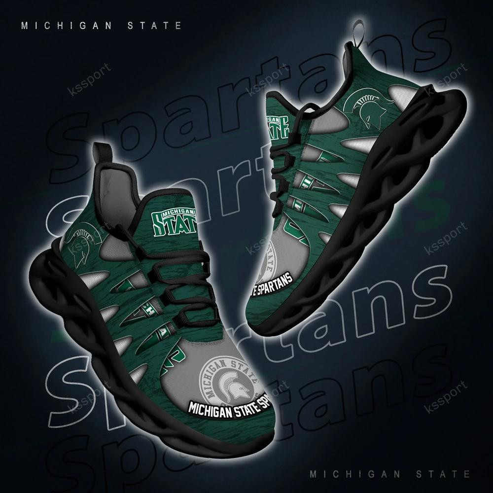 Michigan State Spartans Max Soul Shoes, Running Sneakers