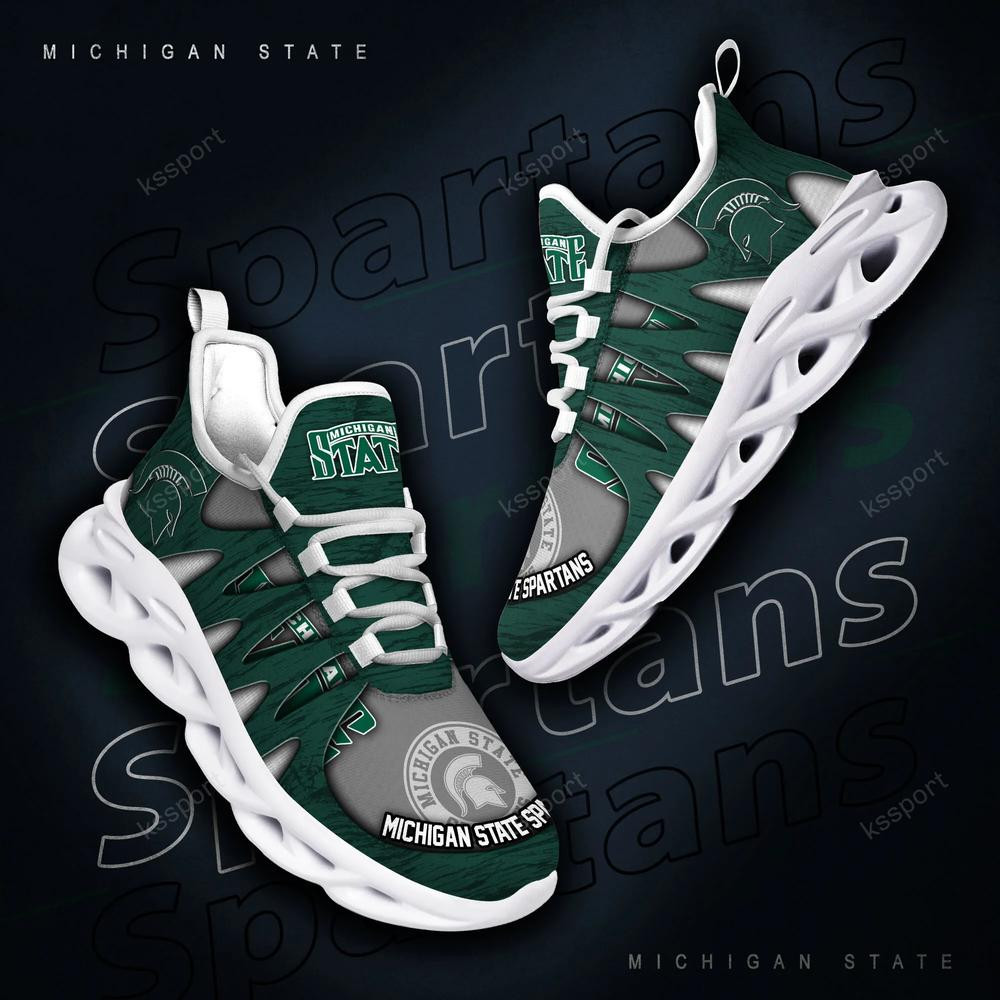 Michigan State Spartans Max Soul Shoes, Running Sneakers