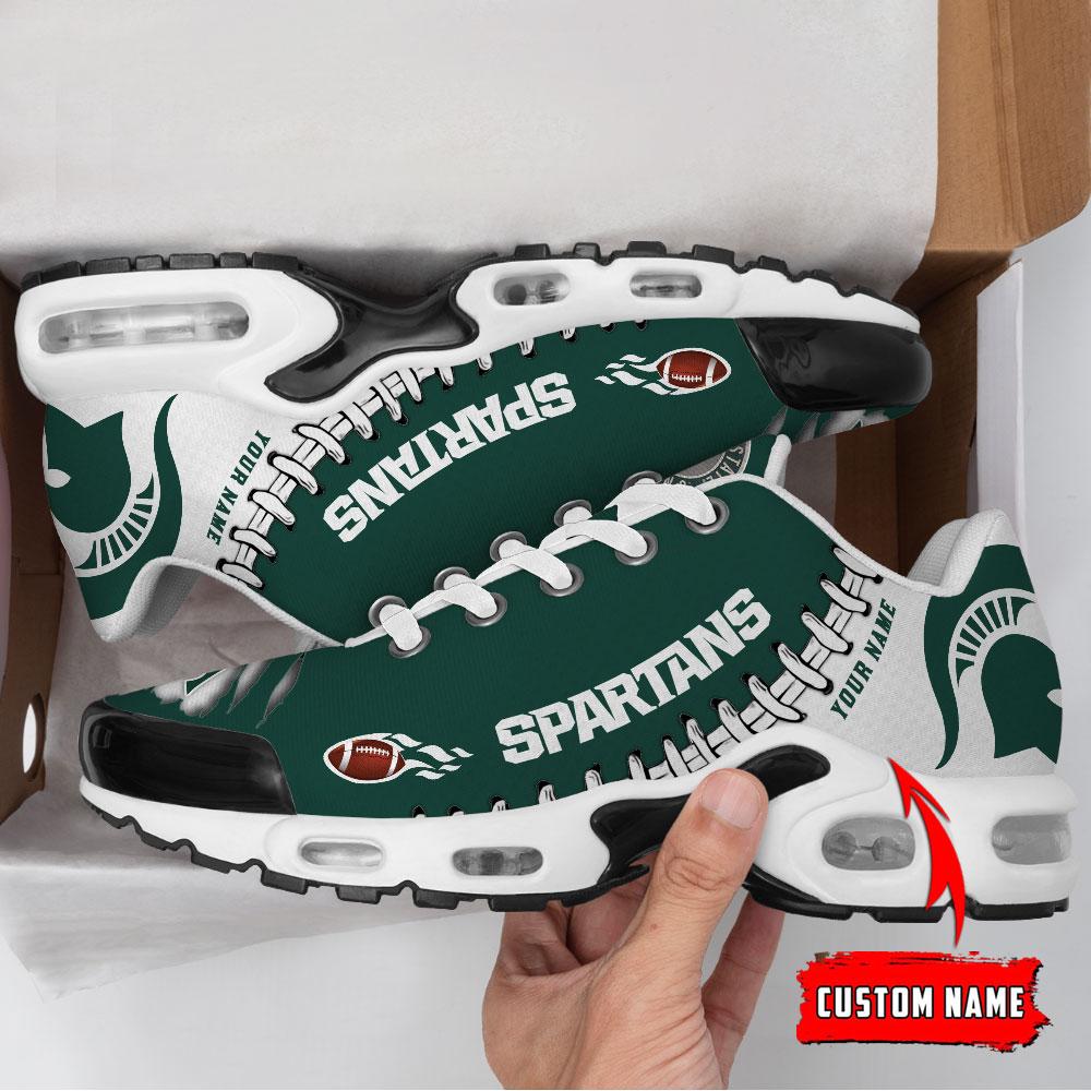 Michigan State Spartans Personalized Name Air Cushion Sports Shoes Sneaker KLTNS220568