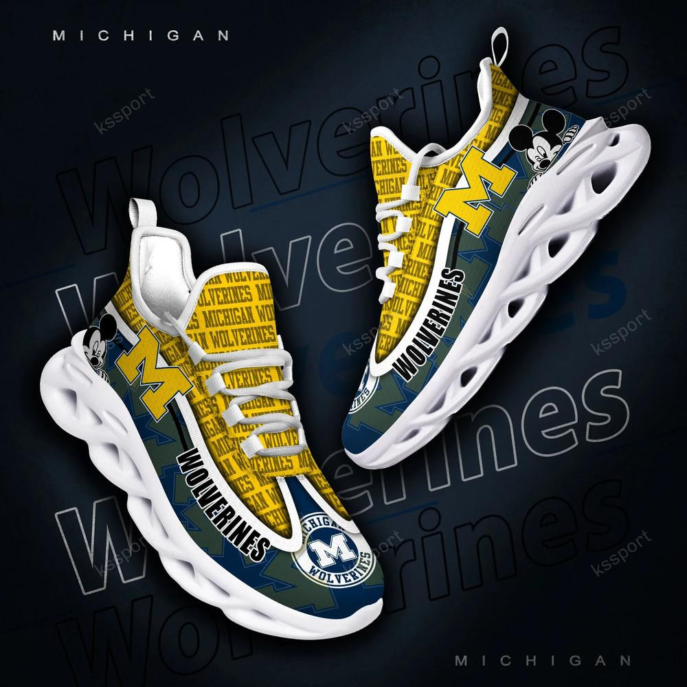 Michigan Wolverines Max Soul Clunky Sneakers
