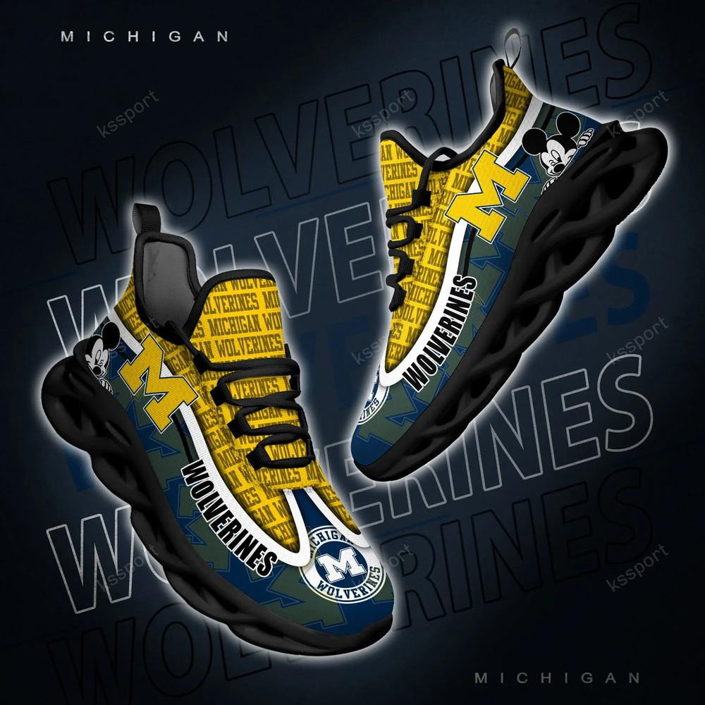 Michigan Wolverines Max Soul Clunky Sneakers