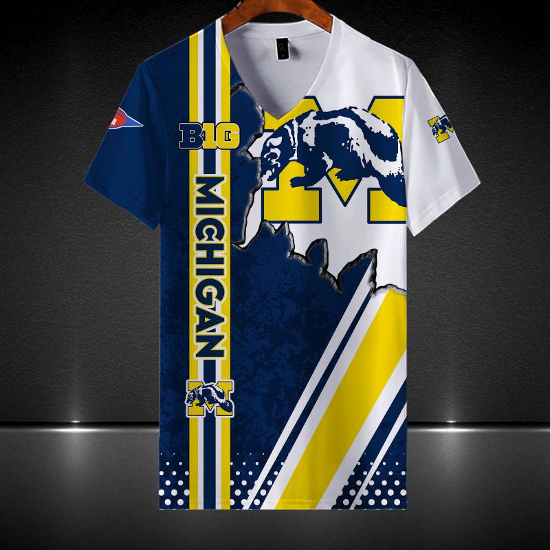 Michigan Wolverines Printing T-Shirt, Polo, Hoodie, Zip, Bomber 8413