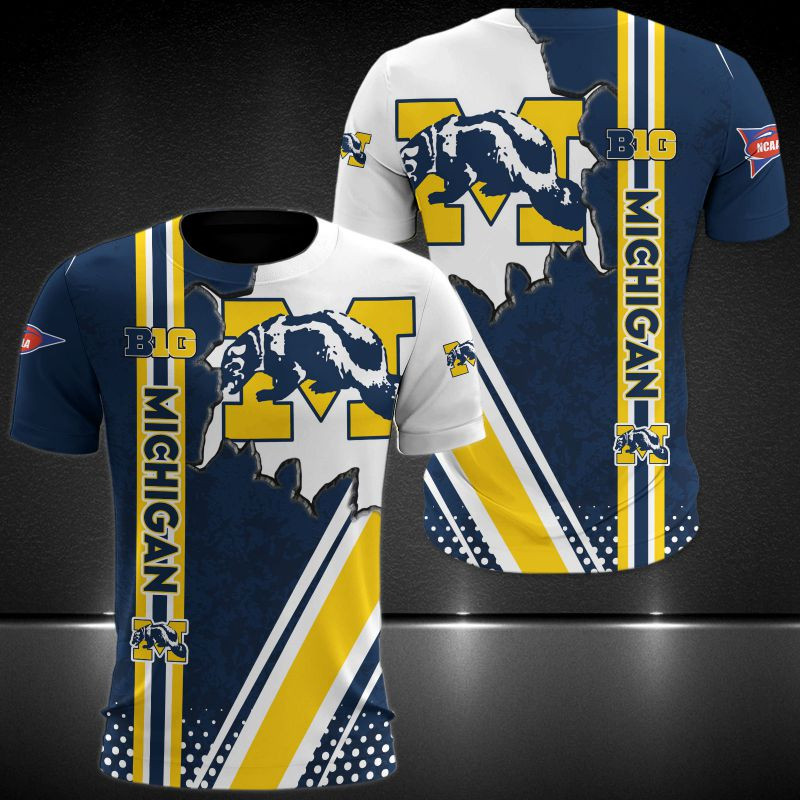 Michigan Wolverines Printing T-Shirt, Polo, Hoodie, Zip, Bomber 8413