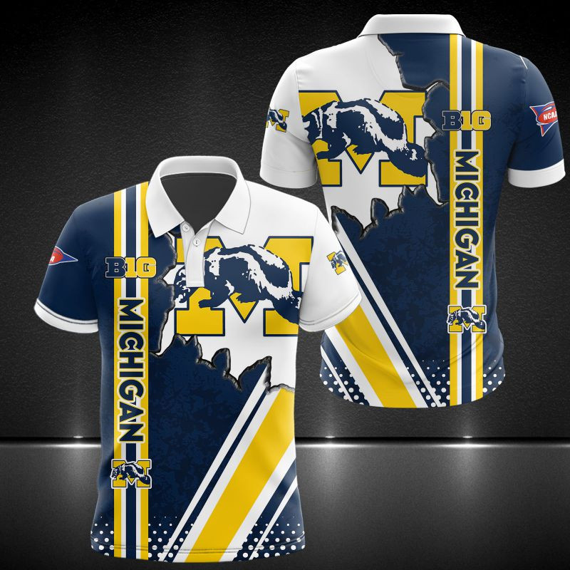 Michigan Wolverines Printing T-Shirt, Polo, Hoodie, Zip, Bomber 8413