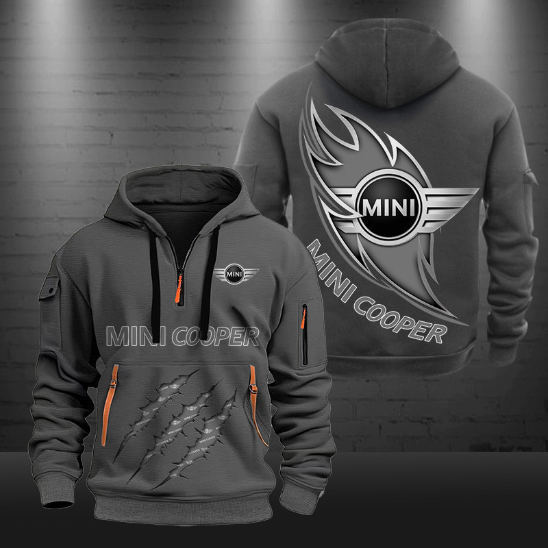 Mini cooper New Zip Hoodie 0463 Multicolor