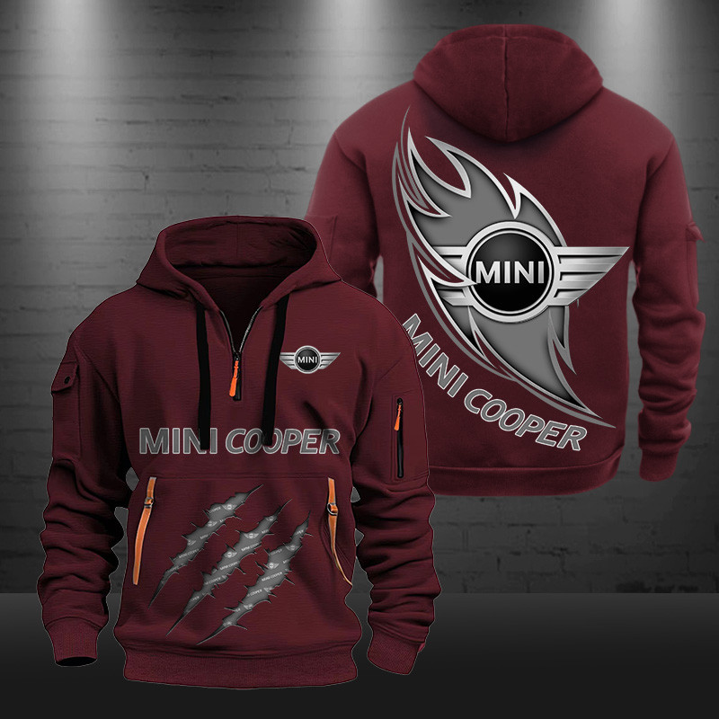 Mini cooper New Zip Hoodie 0463 Multicolor