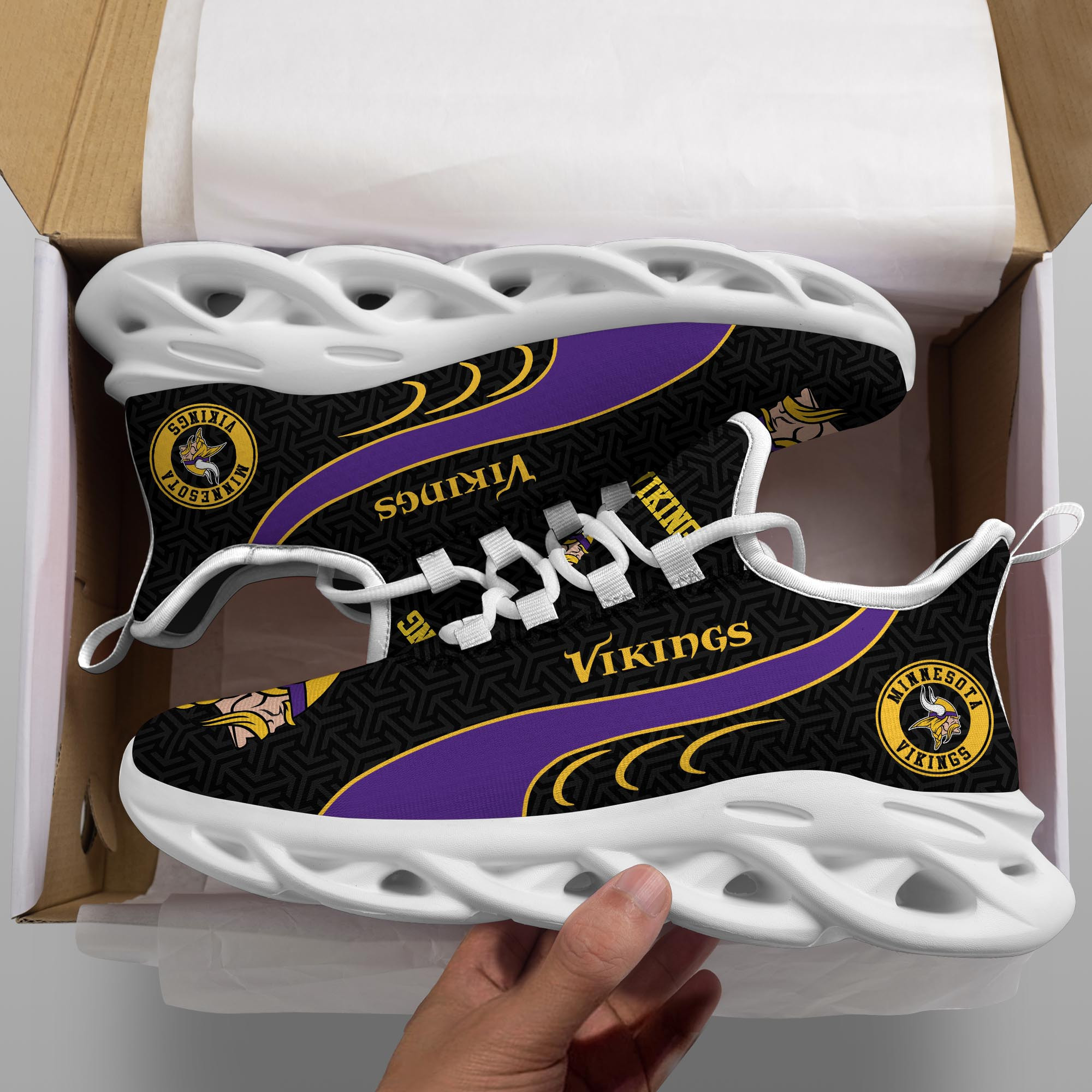 Minnesota Vikings Clunky Shoes T-42107