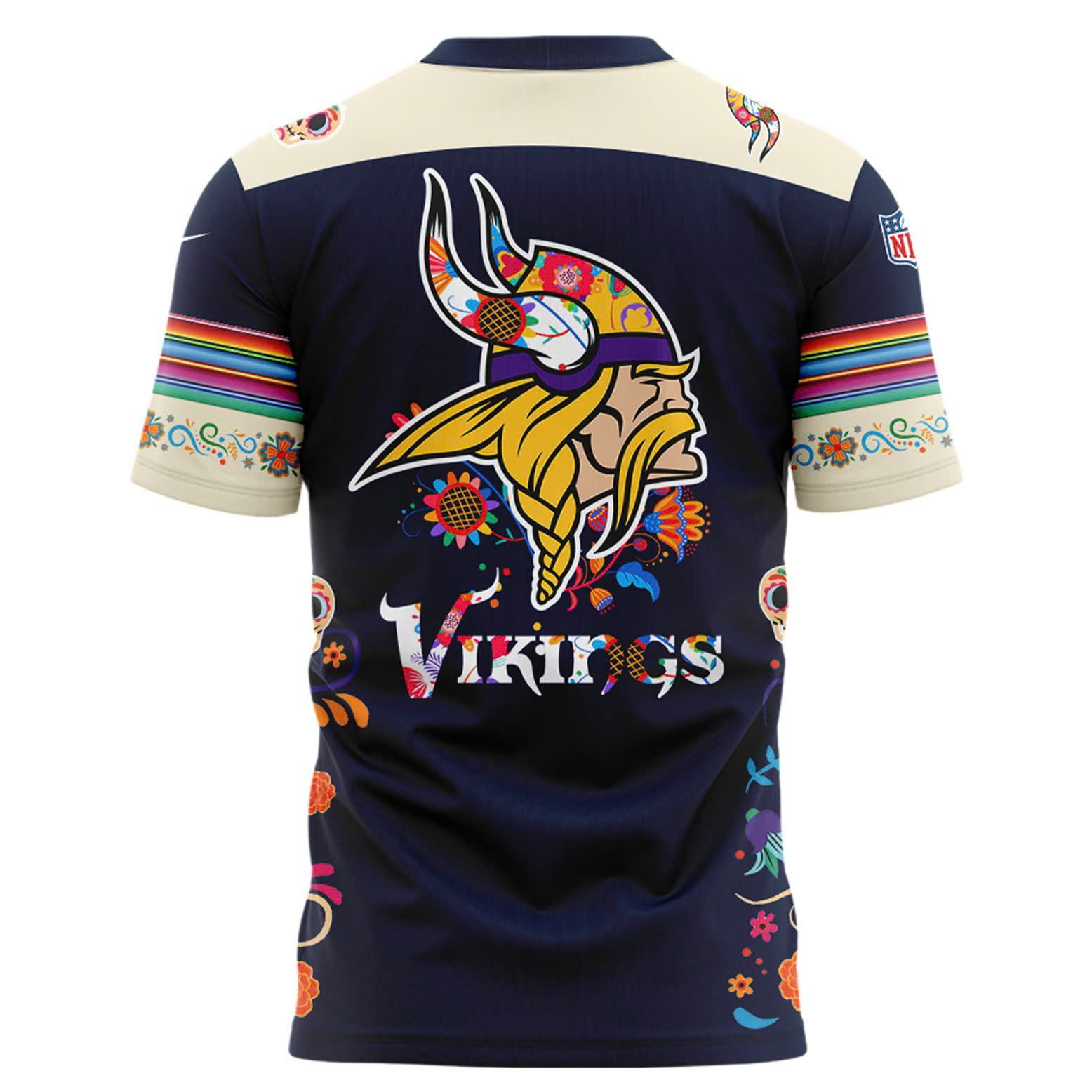 Minnesota Vikings Dia De Los Muertos Premium Tee