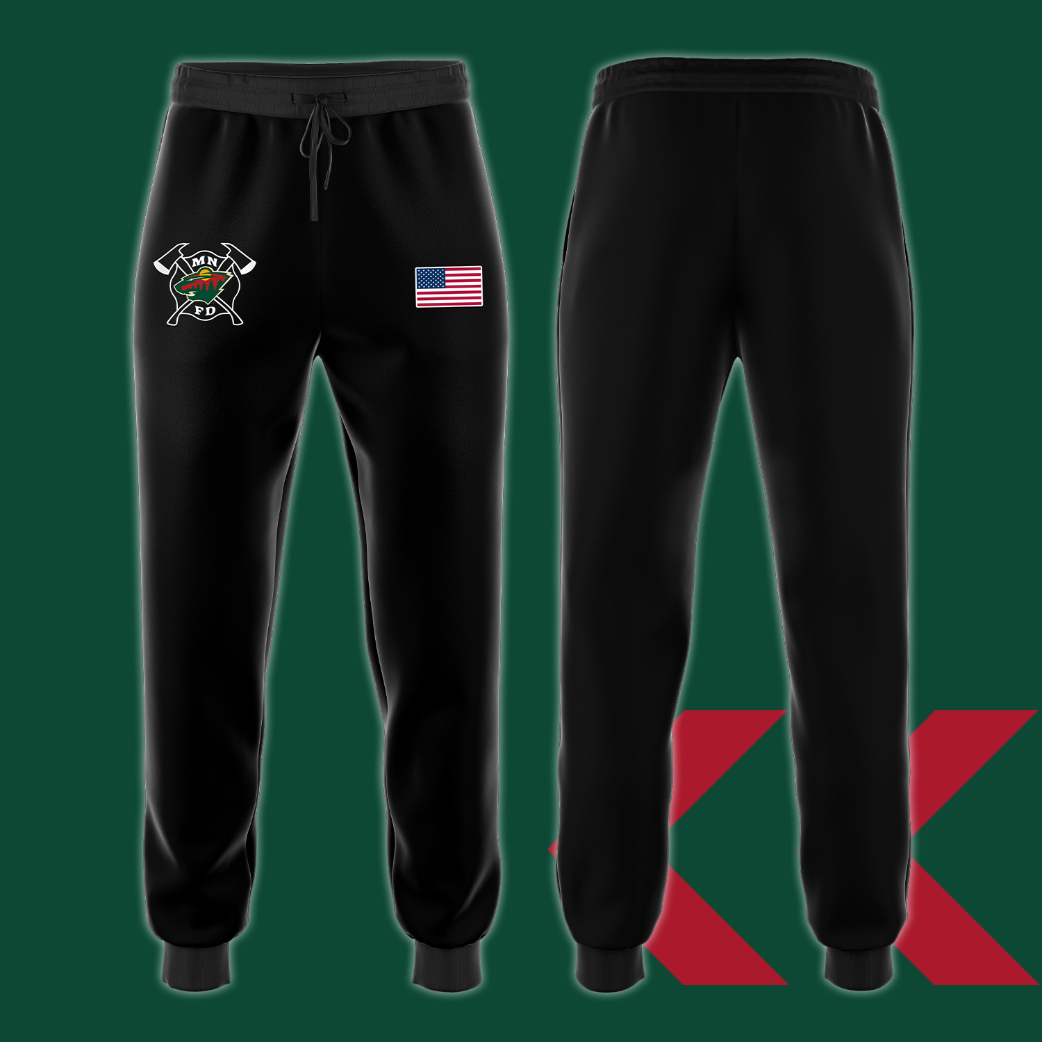 Minnesota Wild x Firefighter Appreciation Night Premium Hoodie