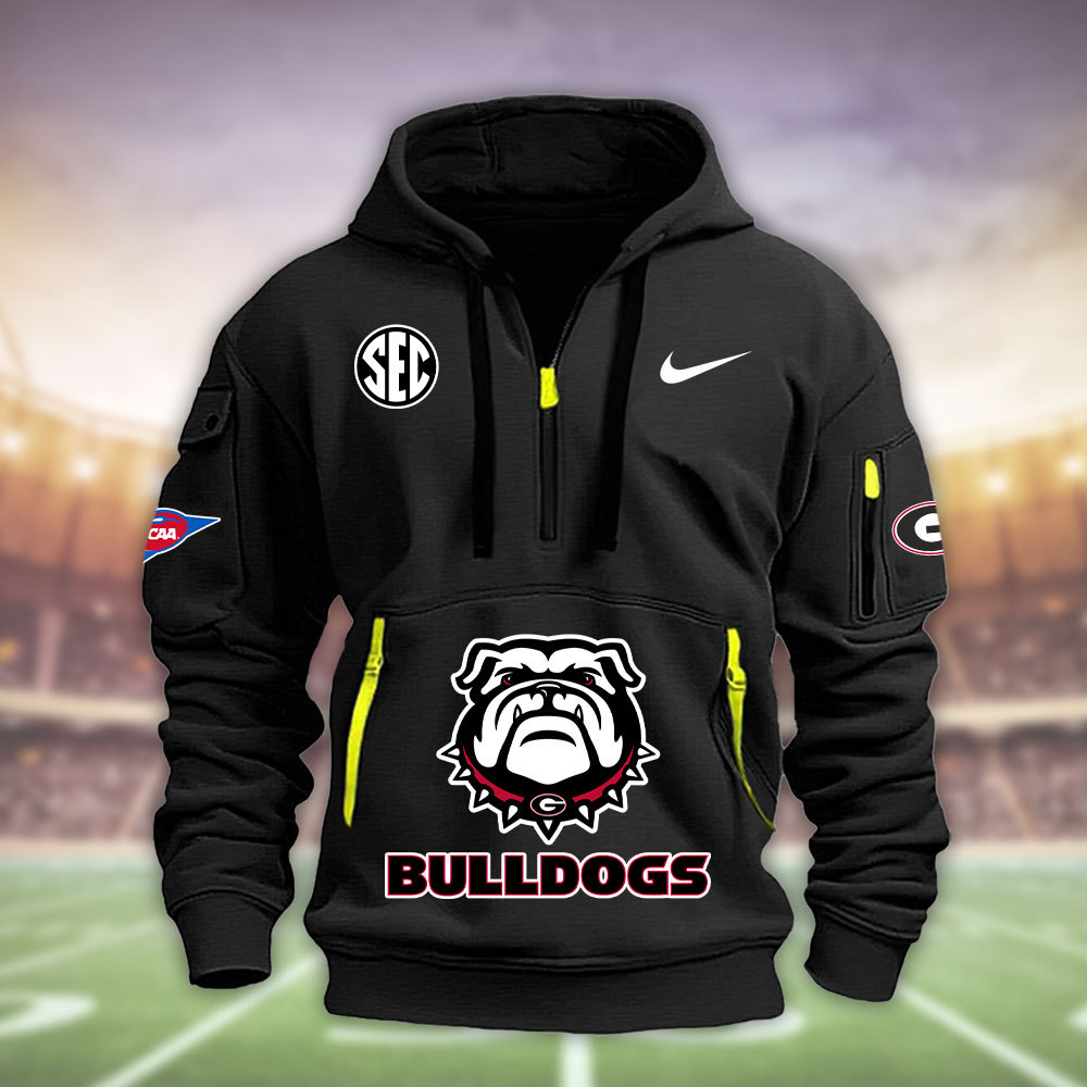 MNCLPC29910 Georgia Bulldogs footballHeavy Hoodie Set
