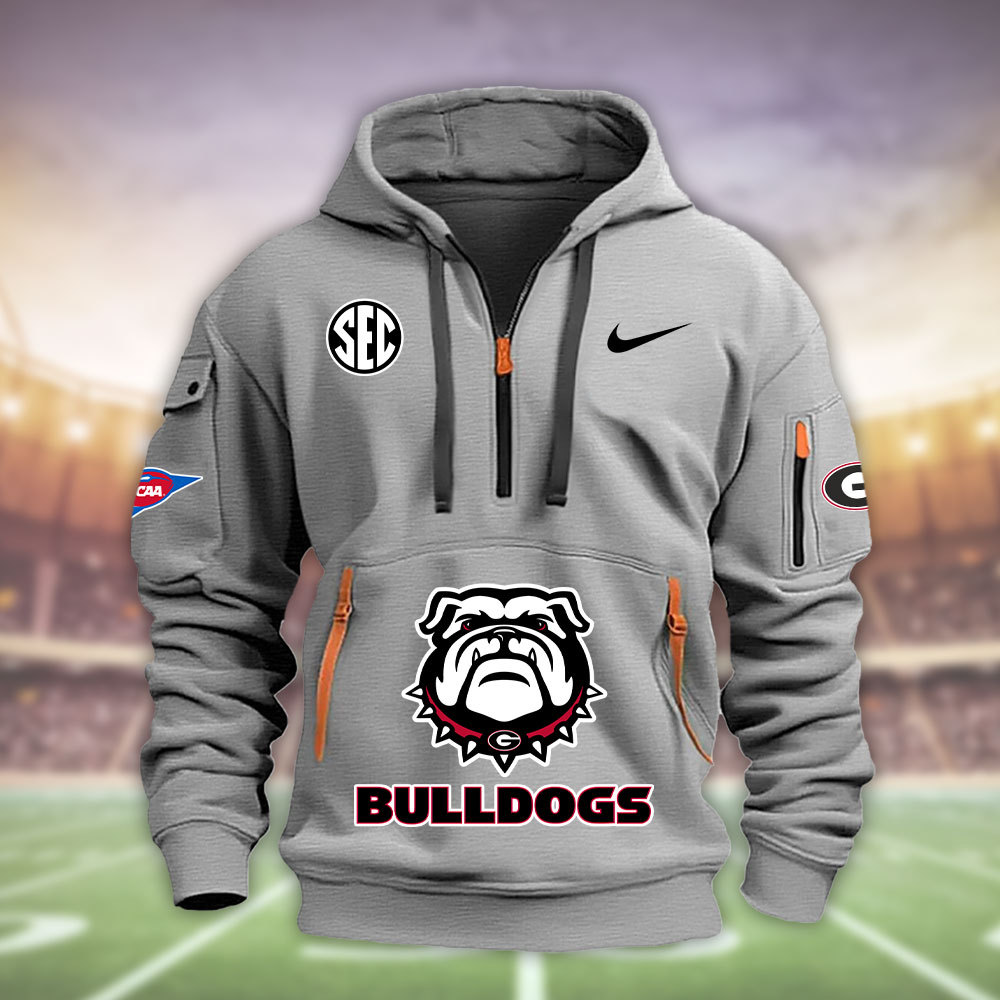 MNCLPC29910 Georgia Bulldogs footballHeavy Hoodie Set