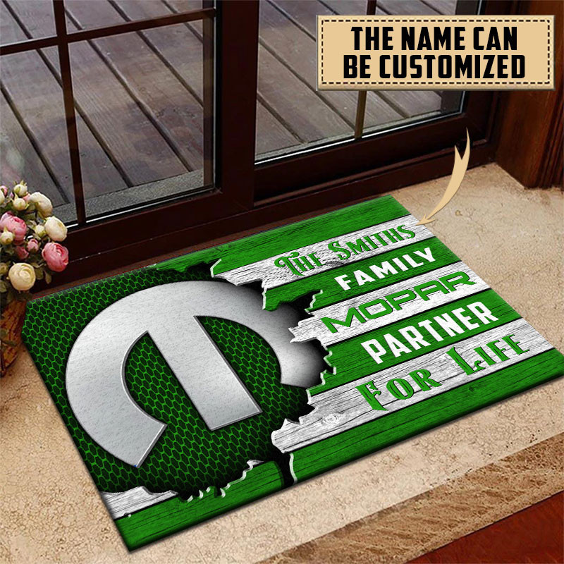 Mopar Doormat Custom Name, Multicolor
