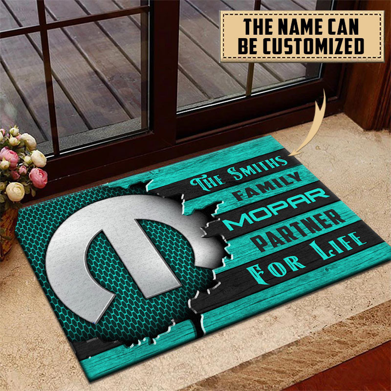 Mopar Doormat Custom Name, Multicolor