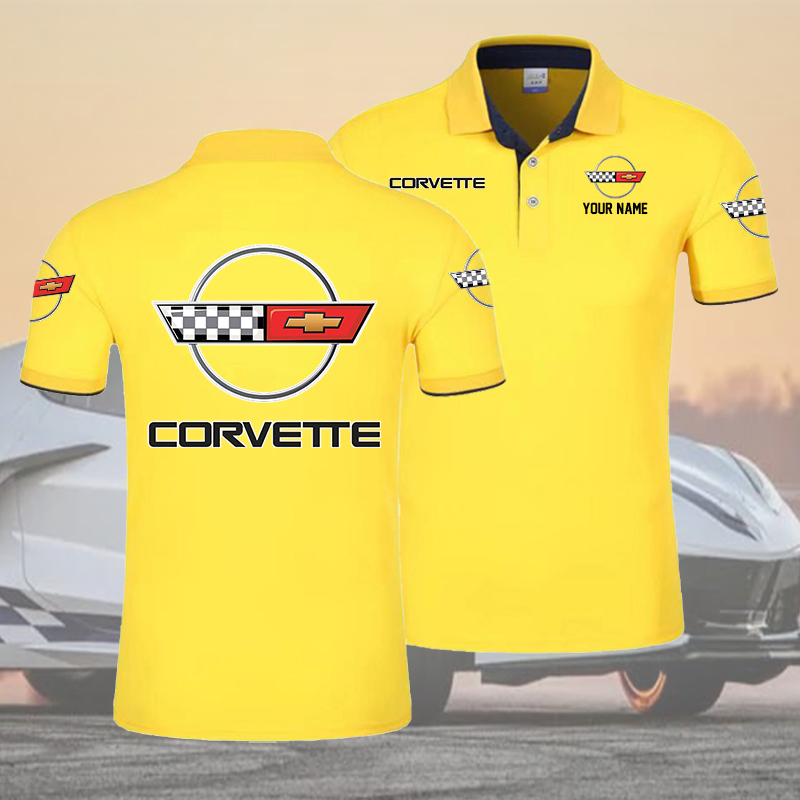 MQXLPC1418 Chevrolet Corvette C4 Polo Shirt
