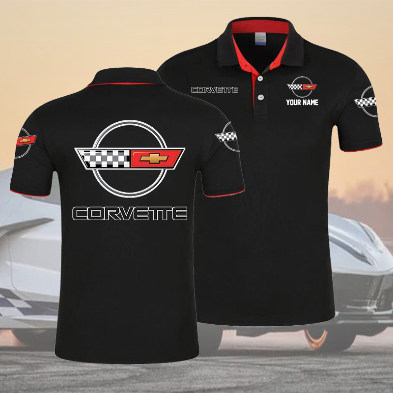 MQXLPC1418 Chevrolet Corvette C4 Polo Shirt