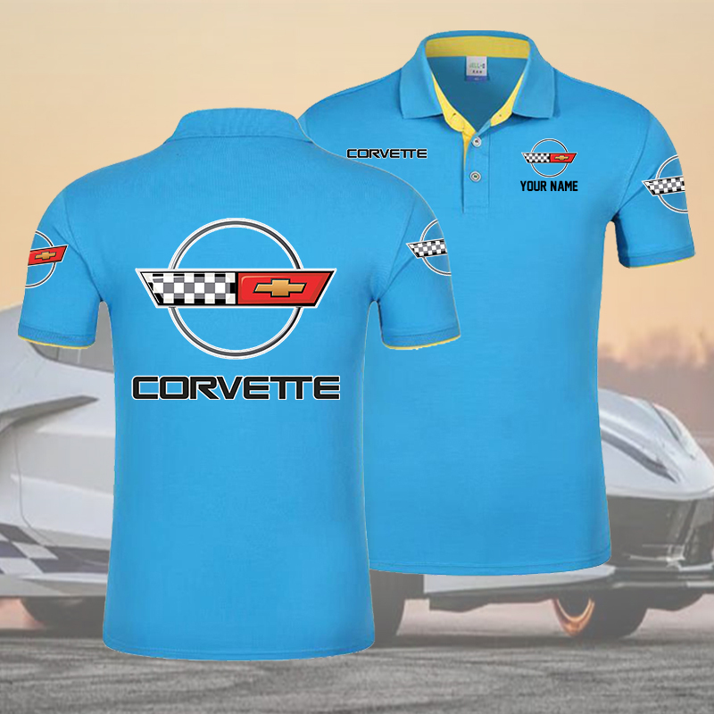 MQXLPC1418 Chevrolet Corvette C4 Polo Shirt