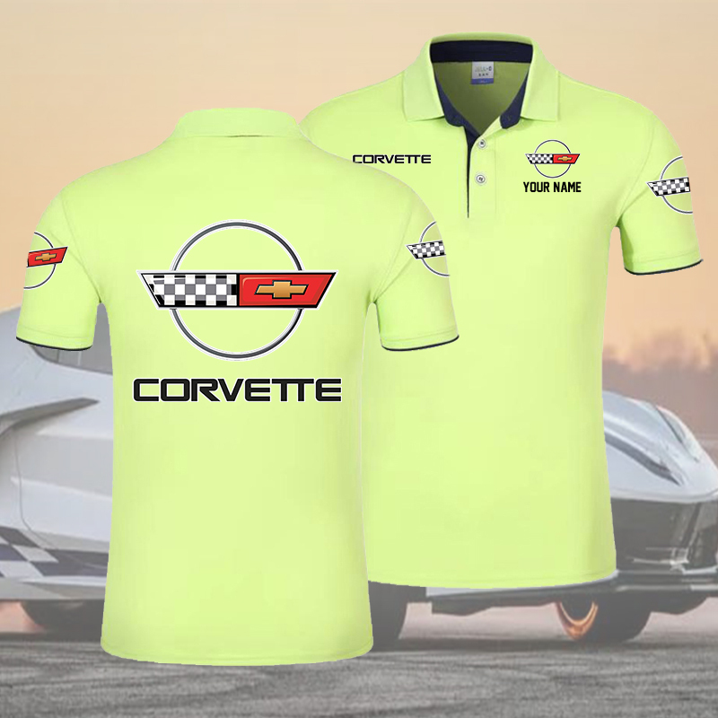 MQXLPC1418 Chevrolet Corvette C4 Polo Shirt
