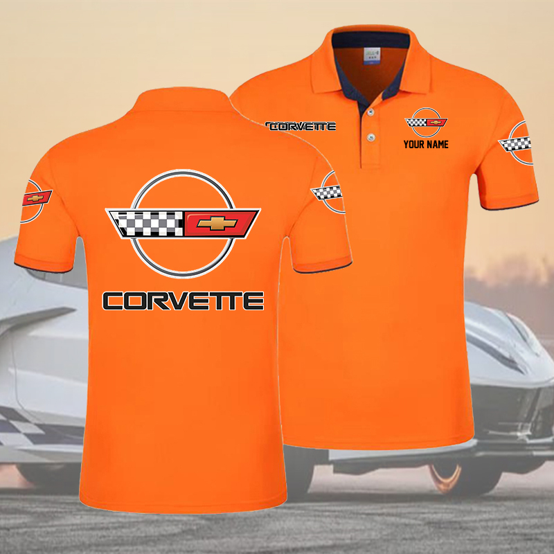 MQXLPC1418 Chevrolet Corvette C4 Polo Shirt
