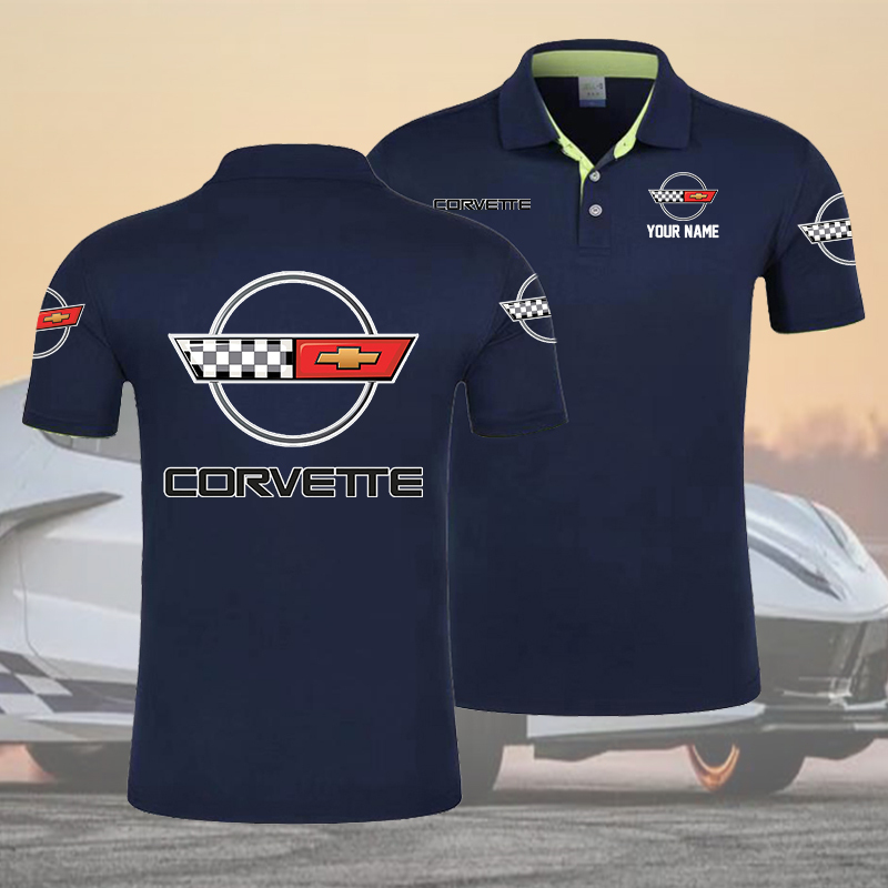 MQXLPC1418 Chevrolet Corvette C4 Polo Shirt