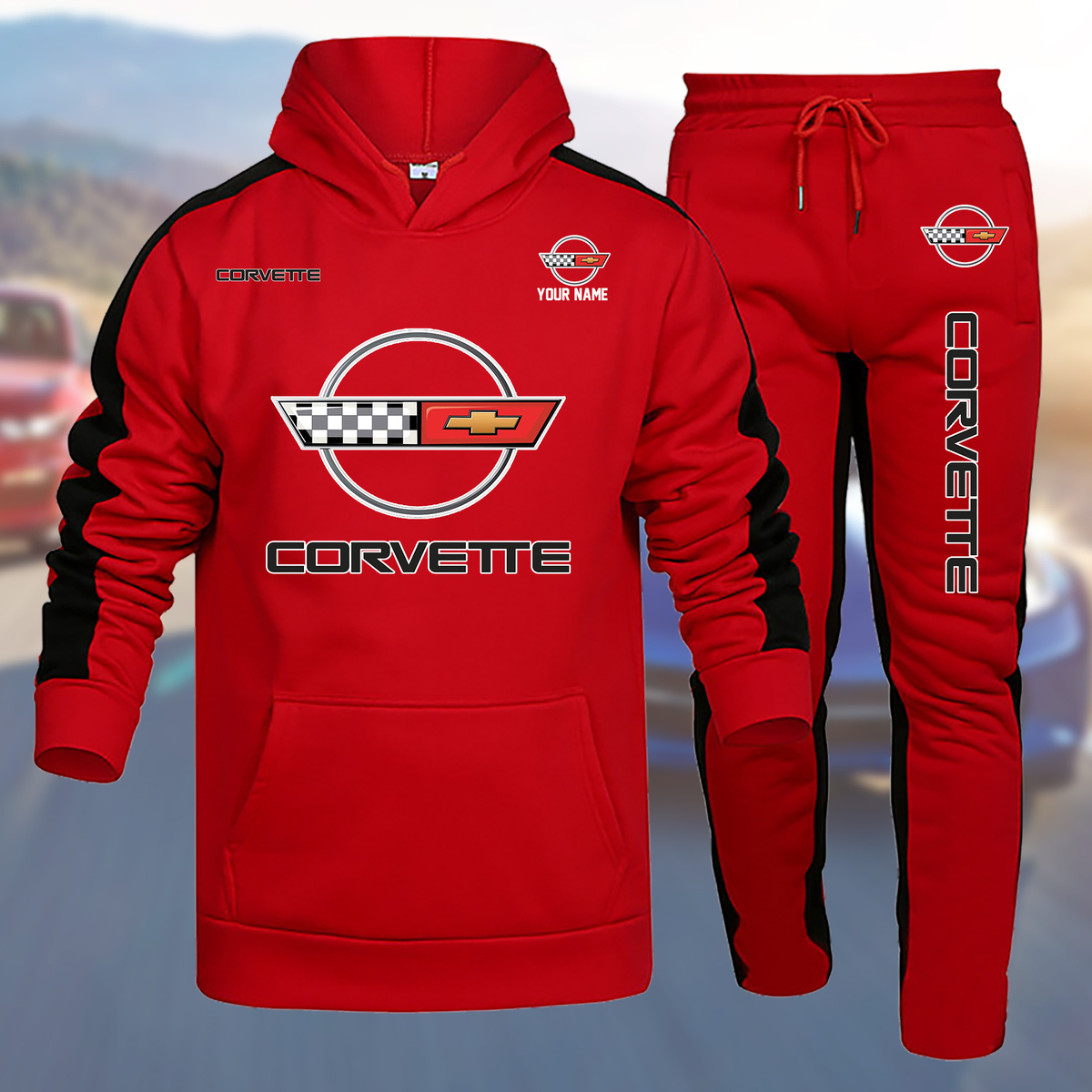 MRZLPC2920 Chevrolet Corvette Hoodie Set