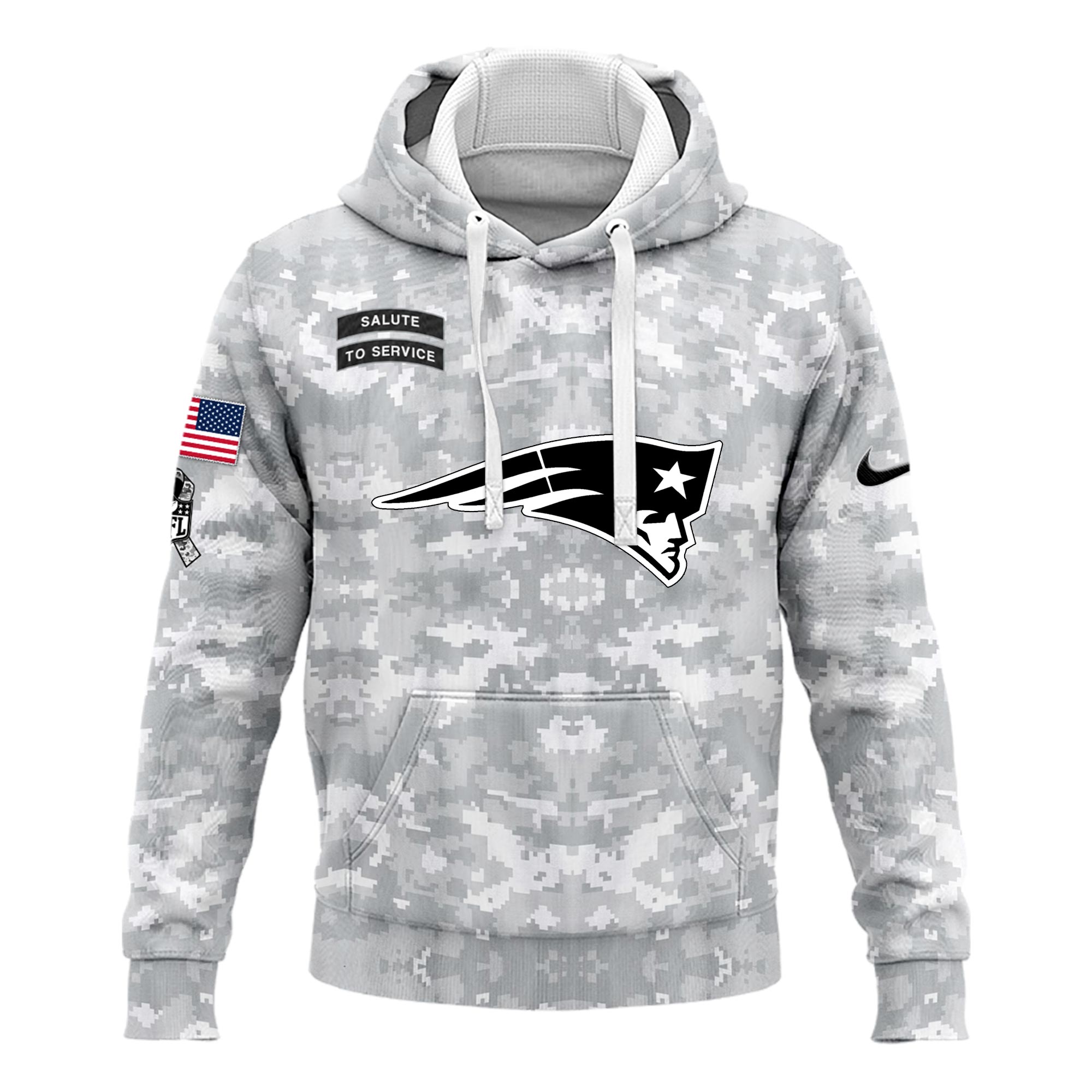 New England Patriots Veterans Day Hoodie