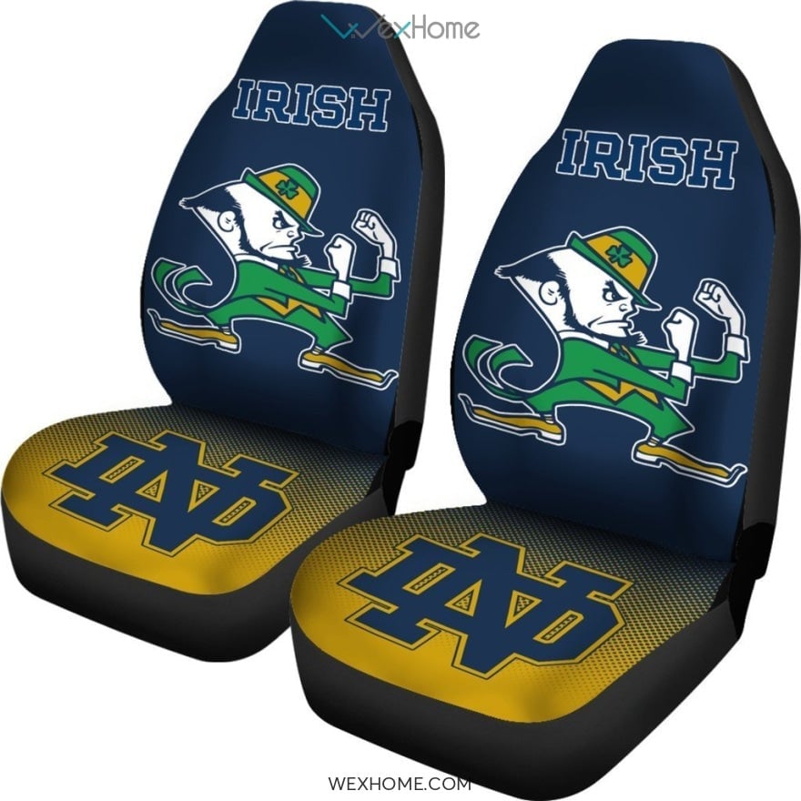New Fashion Fantastic Notre Dame Fighting Irish Car Seat Covers